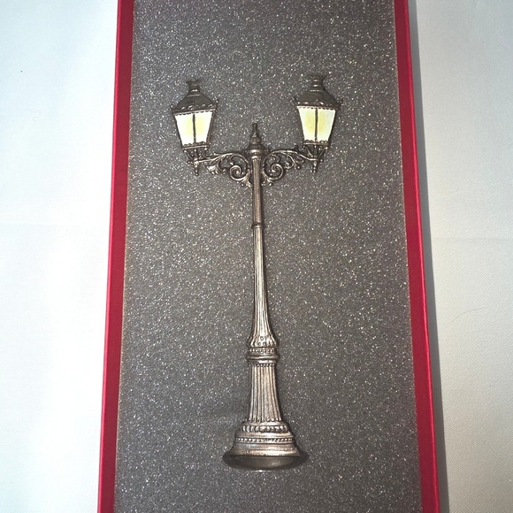 Wilhelm Schweizer Other - Wilhelm Schweizer Bavarian Pewter Art Two Lamp Gaslight Miniature Boxed